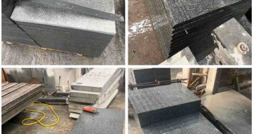 十堰 芝麻黑地铺石材