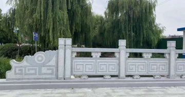 十堰 芝麻灰桥栏杆、河道栏杆安装效果