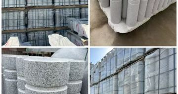 十堰 芝麻白花岗岩挡车柱、隔离柱多少钱