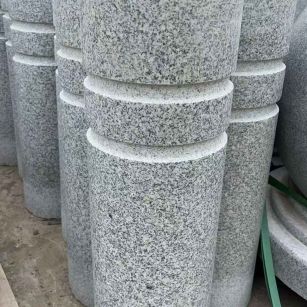 十堰 芝麻白花岗岩挡车柱、隔离柱多少钱
