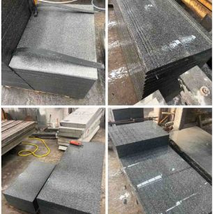 十堰 芝麻黑地铺石材