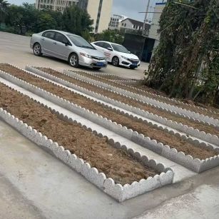 十堰 花边石、花围石、花园石安装效果