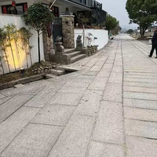 十堰仿古石铺装效果