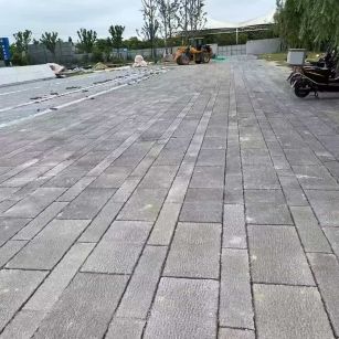 十堰仿古石铺装效果