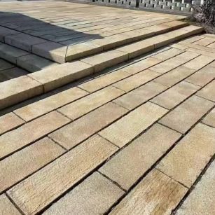 十堰仿古石铺装效果