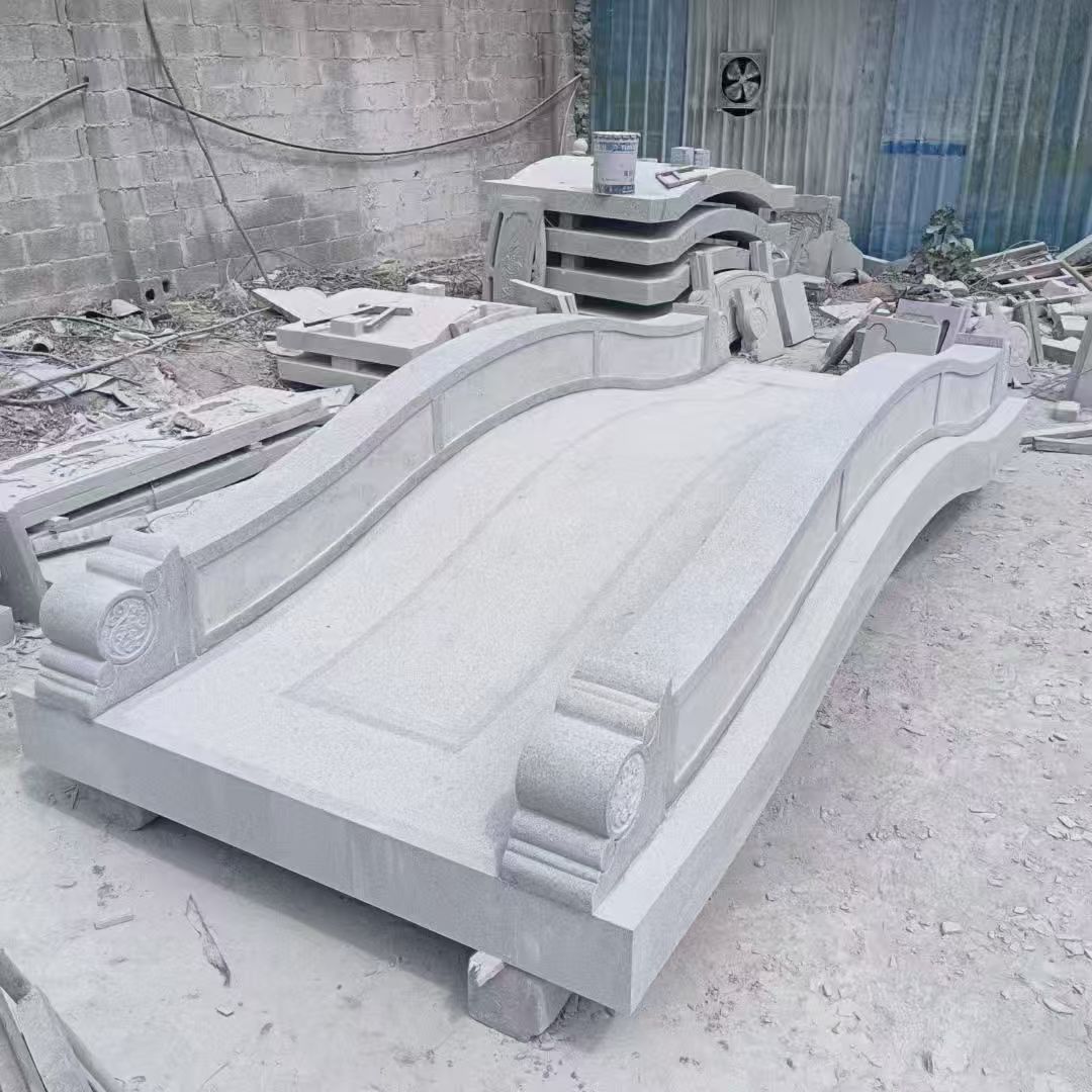 十堰 芝麻灰花岗岩园林景观 小石桥