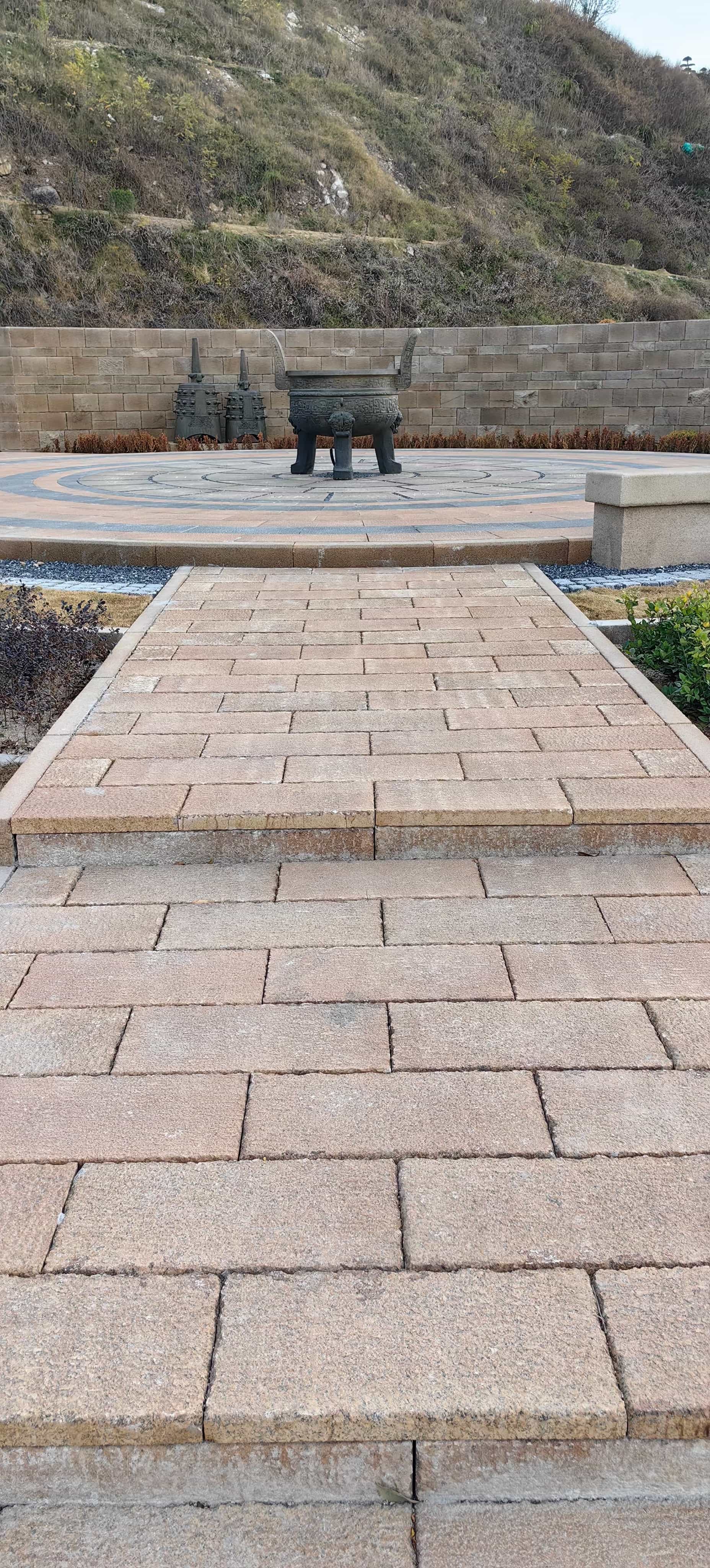 十堰仿古石铺装效果