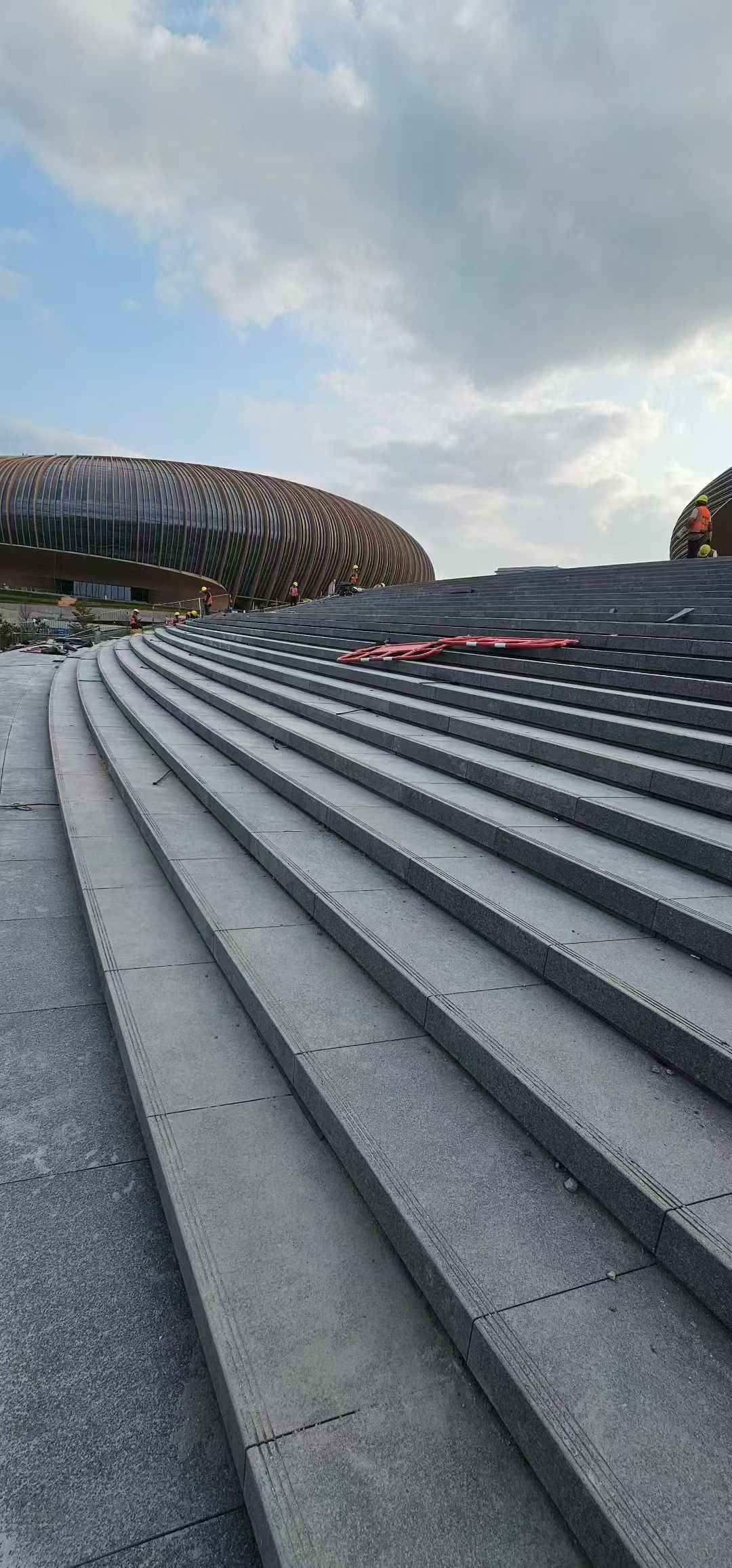 十堰 弧形整石台阶铺装效果图