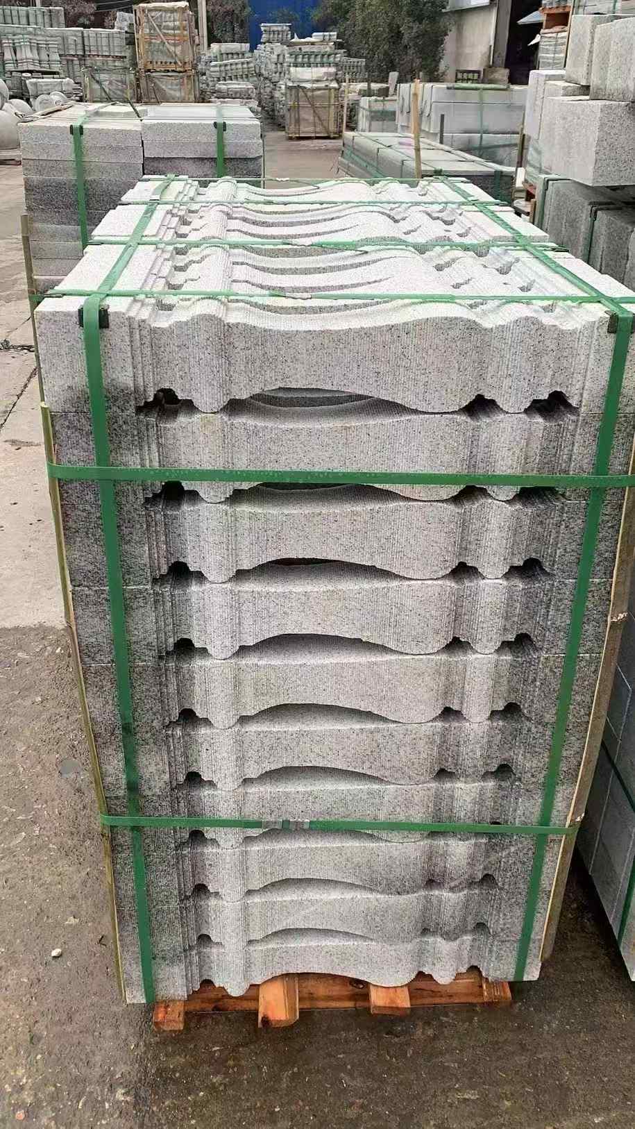 十堰 芝麻白方形拉丝面，栏杆花瓶柱