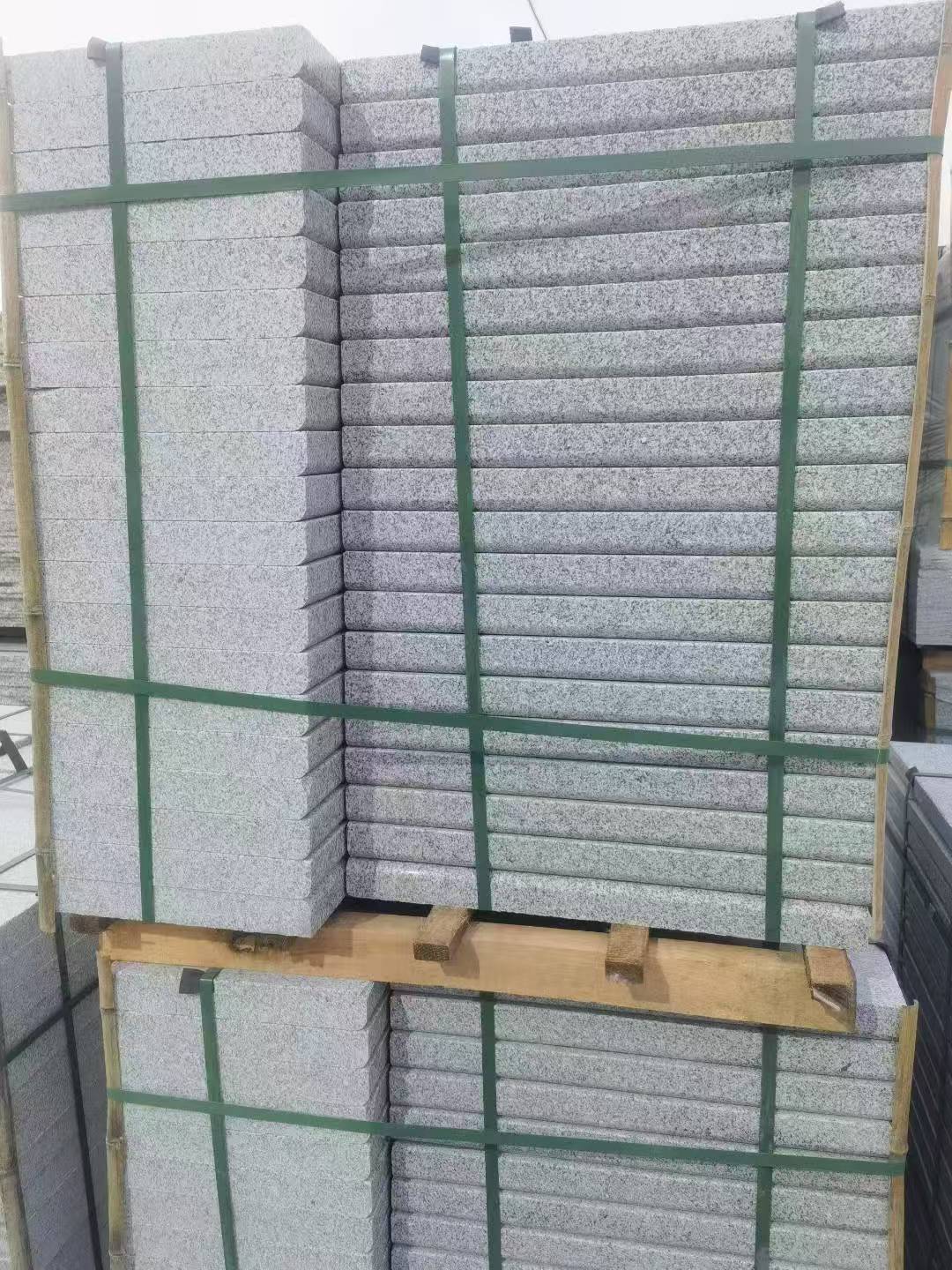 十堰 5公分芝麻白，倒斜角，室外楼梯踏步