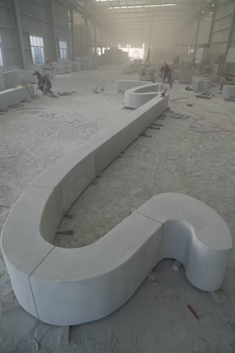 十堰 花岗岩整石坐凳拼装