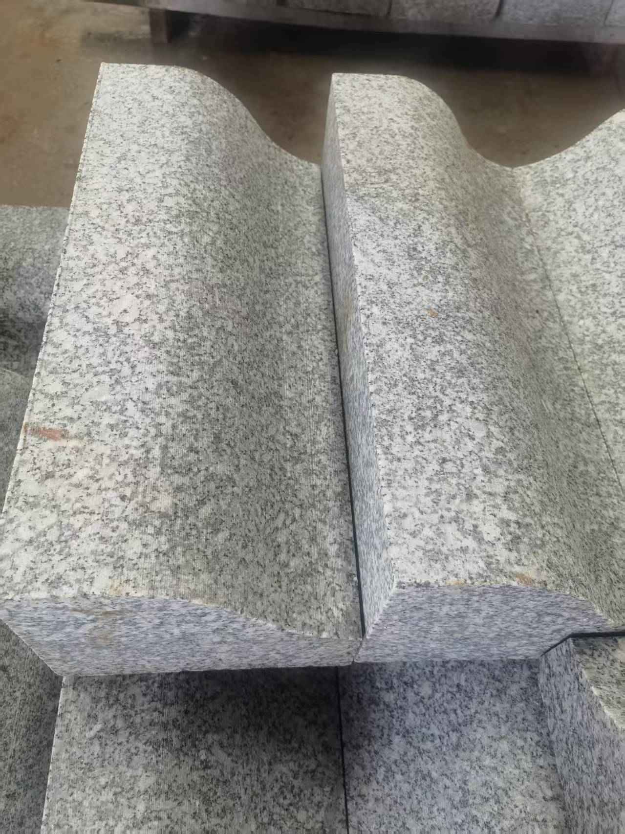 十堰芙蓉白S型拉丝面路沿石